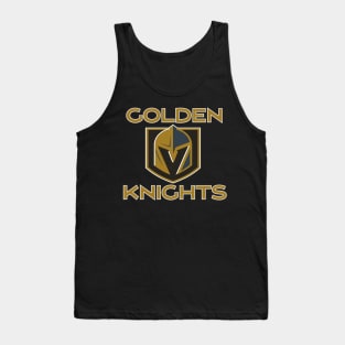 A Golden Vegas Sports Shirt Knight Emblem Tshirt Tank Top